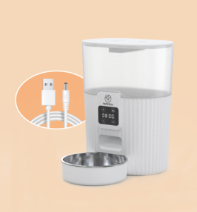 Hot Sale Automatic Cat Dog Pet Food <strong>Feeder</strong> <strong>Button</strong> Timed 3L Capacity Quantitative Food Output Smart Pet <strong>Feeder</strong> - Product Image 2