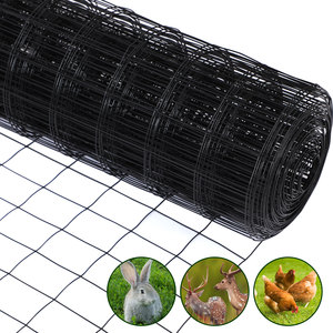 Black PVC Coated 16 Gauge Welded <b>Wire</b> <b>Mesh</b> Fence 2x3 Inch Grid 36 Inch X 50 Ft Roll for Garden Animal Barrier USSANXING Brand - Product Image 1