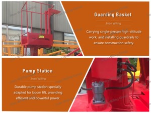 מעלית אדם מפרקית בעלת ארבעה גלגלים, מונעת בדיזל, ניידת, לייצוא, במלאי גלובלי - Product Image 5