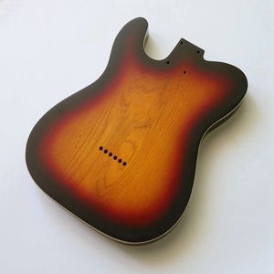 Corpo per <span class=keywords><strong>Chitarra</strong></span> Elettrica TL in Ontano con Finitura <span class=keywords><strong>Satinata</strong></span> Avorio e Doppio Binding Sunburst TBD-SBN-B per <span class=keywords><strong>Chitarra</strong></span> Elettrica Personalizzata Fatta a Mano - Product Image 6