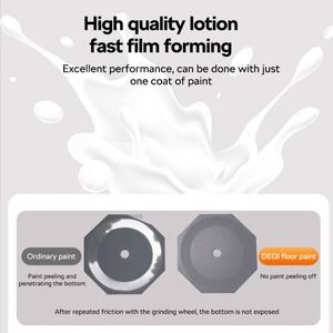 สีอะคริลิก OEM/DEQI สูตรน้ำ แอลกอฮอล์ต่ำ ป้องกันการลื่น สำหรับพื้น - วิธีการทาแบบแปรง - สำหรับเคลือบพื้นที่จอดรถ - Product Image 6