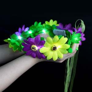 La décoration de <span class=keywords><strong>mariage</strong></span> a mené le bandeau pour la partie/filles a mené le bandeau de fleur - Product Image 1