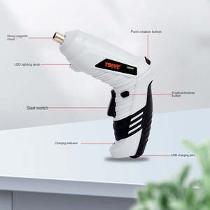 Mini tournevis électrique pliable sans fil, perceuse à main avec batterie au lithium, perceuse-visseuse à batterie - Product Image 2