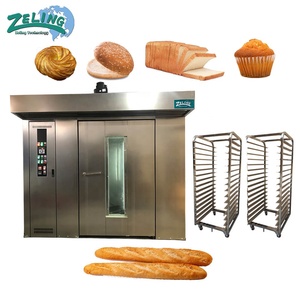 Four rotatif commercial avec système de contrôle intelligent, chauffage uniforme, four à pain, équipement de boulangerie - Product Image 1