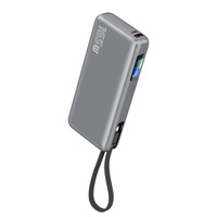 Nouveau produit 2026 – Batterie externe portable PD130W 20000mAh avec câble intégré pour la recharge de montres et ordinateurs portables