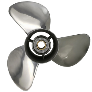 Hélice hors-bord Yamaha 25-60HP 10 1/4 X 14 3 pales en acier inoxydable 13 dents RH de remplacement 663-45930-00-98 - Product Image 2