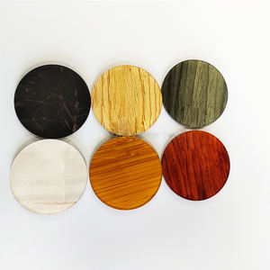 Sottobicchieri per bevande rotondi in acrilico personalizzati per feste di nozze all'ingrosso personalizzati Glitter Flash sottobicchieri in marmo artificiale Mat - Product Image 4