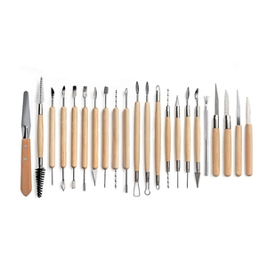 30 Stuks Polymeer Modellering Klei Beeldhouwen Gereedschap Aardewerk Keramische Inkeping Set Voor Beginners Afvlakking Kits - Product Image 3
