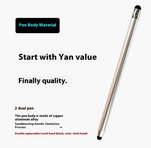 Trung Quốc Nhà sản xuất của biểu tượng tùy chỉnh 2-in-1 kim loại Ballpoint cảm ứng Pen phổ biến đa chức năng Stylus với thiết kế mới - Product Image 2