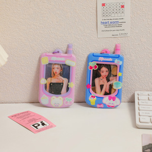 Bao Đựng Ảnh Thần Tượng Hoạt Hình Bao Đựng Ảnh Móc Khóa Khung Ảnh Bỏ Túi Đựng Thẻ Goo Làm Mẫu Điện Thoại Di Động Bằng PVC - Product Image 1