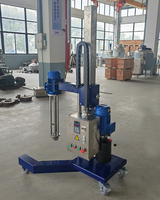 Homogénéisateur à cisaillement élevé en acier inoxydable avec élévateur hydraulique pour la production de crèmes et de lotions cosmétiques