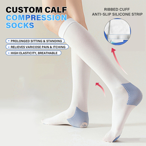 Calcetines <span class=keywords><strong>de</strong></span> Compresión Deportivos Personalizados <span class=keywords><strong>para</strong></span> Hombre y Mujer, Altura hasta la Rodilla, <span class=keywords><strong>de</strong></span> Fabricante - Product Image 1