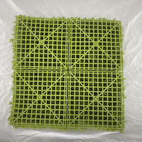EG-J009 Nouveau produit Panneau de fond en herbe ignifuge Plastique Cladonia Rangiferina Mur végétal artificiel