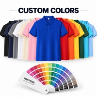 Polo unisexe personnalisé tendance 210GSM 100% polyester légèrement extensible super doux manches courtes décontracté professionnel OEM ODM