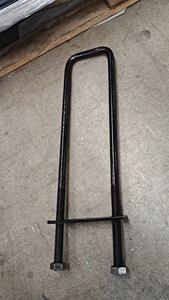 Accessoires pour remorque de camion 68 pouces de haut x 80 pouces de large, barre anti-choc pour semi-remorque avec 2 supports de chaîne et plateau complet - Product Image 6