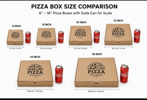 Scatola per Pizza Biodegradabile con Logo Personalizzato, Imballaggio <span class=keywords><strong>Alimentare</strong></span> in Cartone Ondulato Kraft, Fornitore all'Ingrosso - Product Image 6