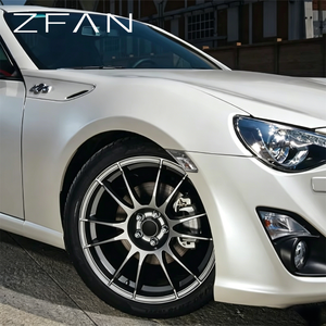 Cerchi in Lega di Alluminio Forgiato ZFAN 17-20 Pollici 5x100 Neri Multirazza Universali per Modelli Audi - Product Image 3