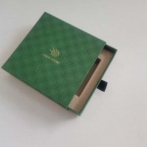 Caja de Papel Verde de Diseño Especial, Caja de Cartón Personalizada, Caja de Papel con Cajón, Caja de Papel para Joyería - Product Image 2