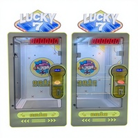 Machine de jeu d'arcade à monnayeur 'Coupe ton prix' Lucky 7 Scissors Gift avec peluche