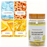 Complément de beauté le plus vendu OEM : Puissantes capsules de L-Glutathion et de vitamines pour un blanchiment intense