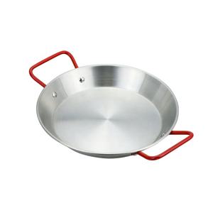 กระทะทอดแบนขนาดเล็กสีทองอุปกรณ์เครื่องครัวสแตนเลสสีเงินกระทะ <span class=keywords><strong>Paella</strong></span> - Product Image 1