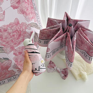 <span class=keywords><strong>Parapluie</strong></span> automatique coupe-vent, impression couleur intégrale, pliable, léger, protection UV, pour sac à main - Product Image 6