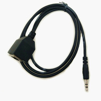 Audio 3,5mm Stecker auf RJ45 Buchse Touchscreen-Steuerkabel für KTV Karaoke-Maschine Datenübertragungsadapterkabel