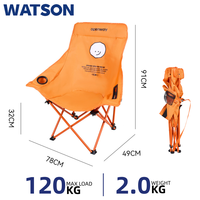 Fauteuil de camping pliant à dossier haut, personnalisable en tissu et taille, idéal pour le glamping et les espaces extérieurs – Vente en gros
