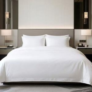 Parure de lit 4 pièces 300TC 173x120 moderne, écologique, toutes saisons, pour mariage, taille <span class=keywords><strong>Queen</strong></span>, ensemble de housses de lit pour hôtel - Product Image 3