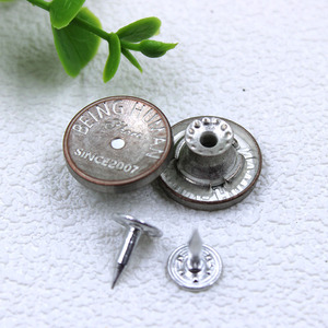 Botón de Metal para Jeans con Logotipo de Marca Personalizado, Estilo Retro, Redondo, Vintage, de Aleación, para Chaquetas, <span class=keywords><strong>Pantalones</strong></span> y Prendas - Product Image 5