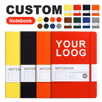 Carnet personnalisé A5 en cuir PU à couverture rigide, impression personnalisée pour journaux, agendas et cahiers