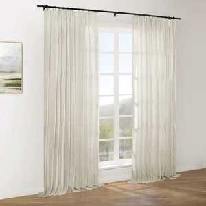 Elegante Vorhänge aus Leinen plissiert - Product Image 2