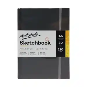 Mont Marte ลายเซ็นหนังสือปกแข็งร่าง110gsm A5ศิลปิน Sketchbook