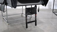 Coque en aluminium End Up RTT, hauteur au sol complète 265 cm, espace pour sac, faible dérive thermique, double fixation, charge OEM