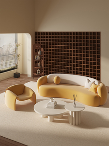 Sofá Modular de Tres Plazas TIANQING KT4, Diseño Moderno y Minimalista, Tapizado en Tela, con Garantía de 1 Año, para Sala de Estar - Product Image 2