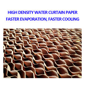 Tampon de refroidissement par évaporation en nid d'abeille en <span class=keywords><strong>cellulose</strong></span> de haute qualité personnalisable avec bordures - Product Image 3