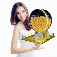 Machine de loterie en ligne Gravity Selection Lucky Lottery, 100 balles de ping-pong, jeu de tirage Roue du Requin, loterie en libre-service