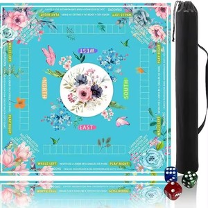 Tapis de mahjong Plum Aqua, Tapis de mahjong Oh Mine, Tapis de mahjong en solde, Tapis de mahjong Peacock, Tapis de mahjong <span class=keywords><strong>Tigar</strong></span> Terrace, Tapis de mahjong Ian - Product Image 5