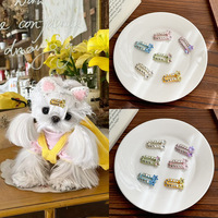 Barrettes pour animaux de compagnie en tissu papillon mignonnes, accessoires pour chiens, adaptées à tous les types de chats et petits chiens, best-sellers