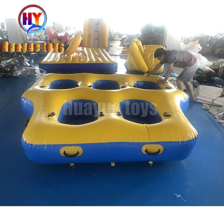 5 người kích thích thú vị Inflatable Donut thuyền cho kỳ nghỉ hè trên biển