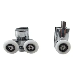 Zn मिश्र धातु कांच बौछार केबिन रोलर पहिया बाथरूम फिसलने दरवाजा शॉवर रोलर - Product Image 1