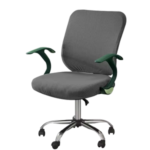 Solid Color Modern Minimalist Arm <strong>Chair</strong> <strong>Cover</strong> High-quality Spandex/Polyester Eco-Friendly Reinforced Elastic <strong>Swivel</strong> <strong>Chair</strong> <strong>Cover</strong> - Product Image 1