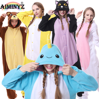 Pyjama combinaison thermique polaire personnalisable à manches longues pour adulte, grande taille, motif dessin animé, idéal pour le cosplay (ODM/OEM)