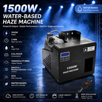 Machine à brouillard professionnelle à base d'eau 1500W avec télécommande, effet de brouillard de scène à sortie fluide pour bars, spectacles et événements