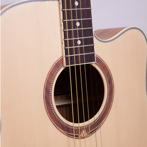 Màu sắc tự nhiên tùy chỉnh để bán cutaway Acoustic Guitar - Product Image 3