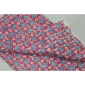 Proveedores de Tela Estampada a Mano de Jaipur, India, Tela 100% Algodón, Tela Suave Natural Estampada a Mano por Metro - Product Image 2