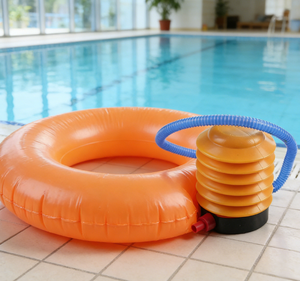 Pompe manuelle légère à double buse pour bouées de natation gonflables et flotteurs de <span class=keywords><strong>piscine</strong></span> - Product Image 5