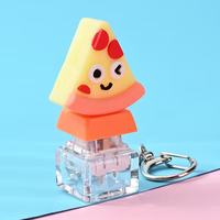 Porte-clés personnalisé en forme de clavier, impression 3D, résine époxy, design personnalisé, vente en gros, cadeau créatif, publicité, jouet anime