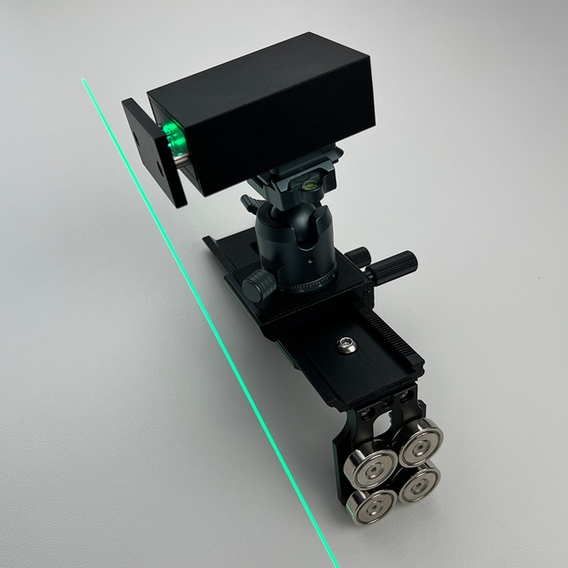 OIVACO High Precision Magnetic Laser Alignment Tool, Portable Press Brake Laser Positioner for Sheet Metal Bending