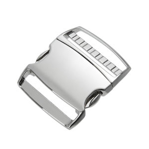 CLIPON AK501-134-NKL Boucle en métal, brevet US/UE, haute résistance, adapté aux produits d'extérieur, collier/laisse/harnais pour animaux de compagnie - Product Image 1